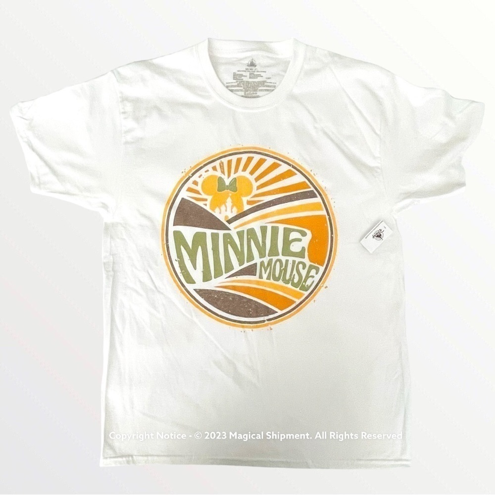 Disney Parks - "Minnie Mouse" Sunrise Castle Shirt for Adults